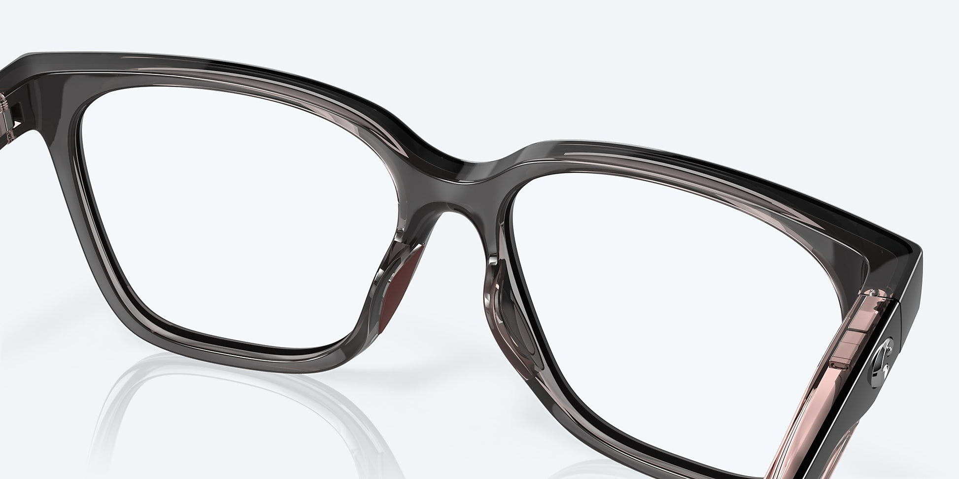 [Black Smoke Blush Crystal Frame]