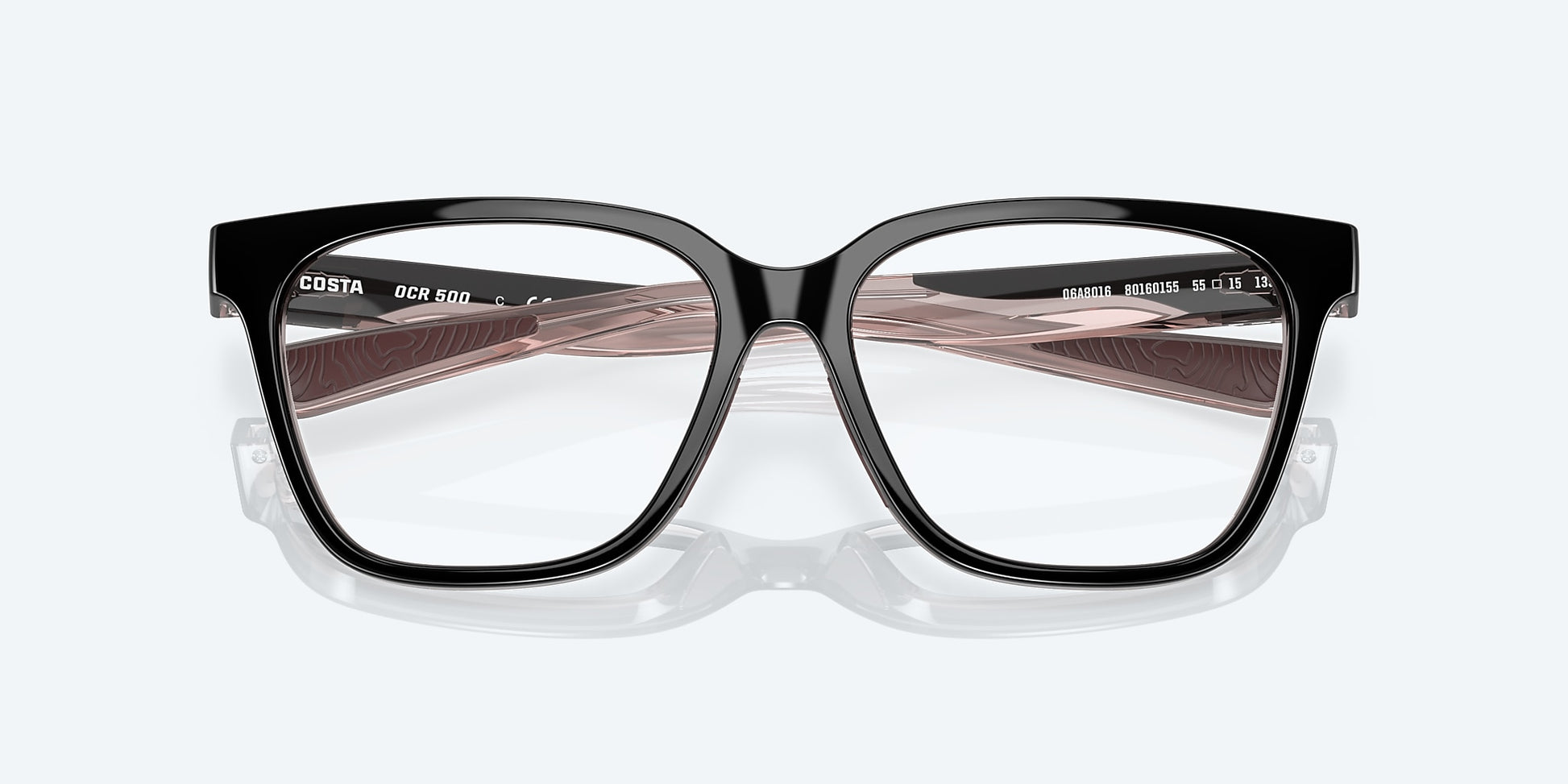 [Black Smoke Blush Crystal Frame]