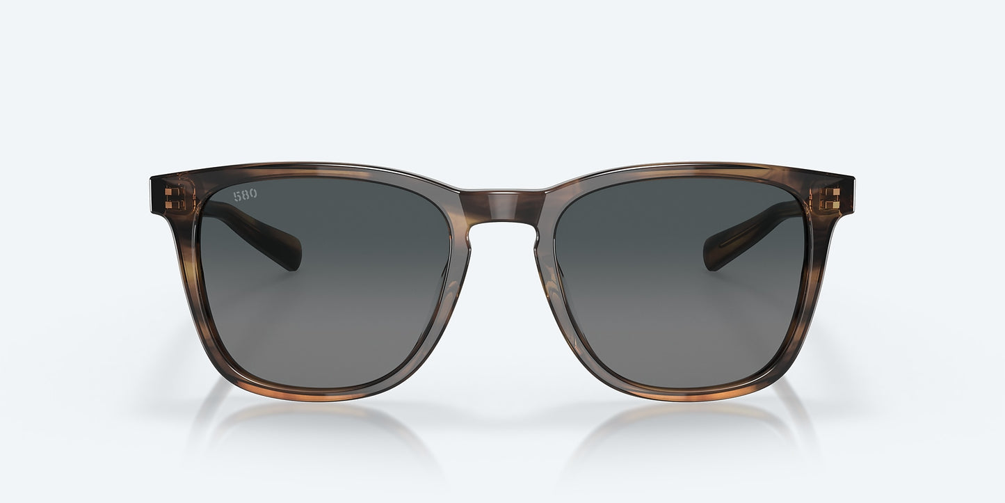 [Gray Gradient Polarized Glass Lenses, Salt Marsh Frame]