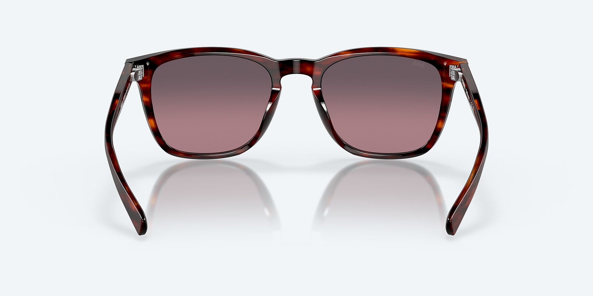 [Rose Gradient Polarized Glass Lenses, Matte Tortoise Frame]