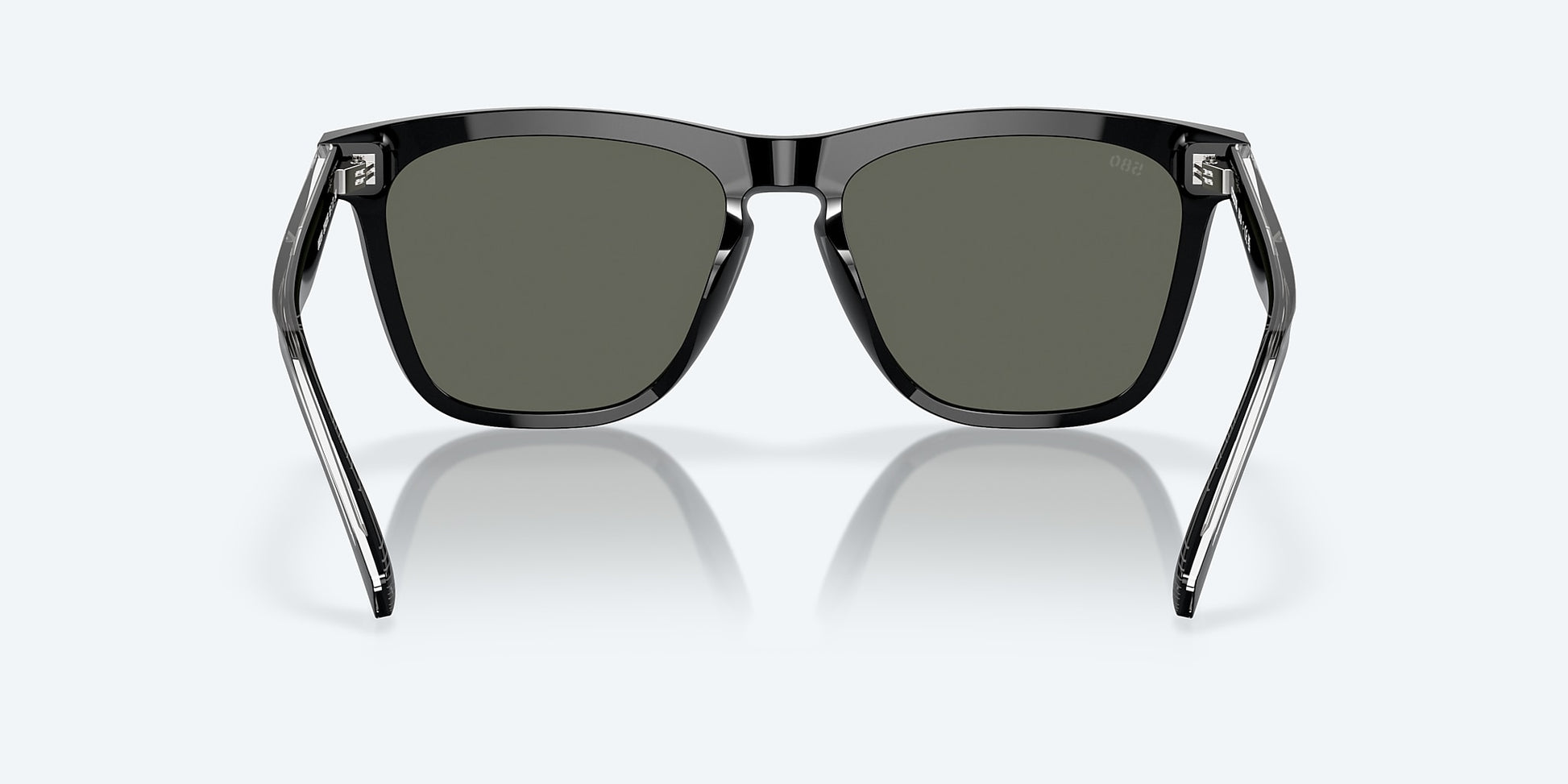 [Gray Polarized Glass Lenses, Black Frame]