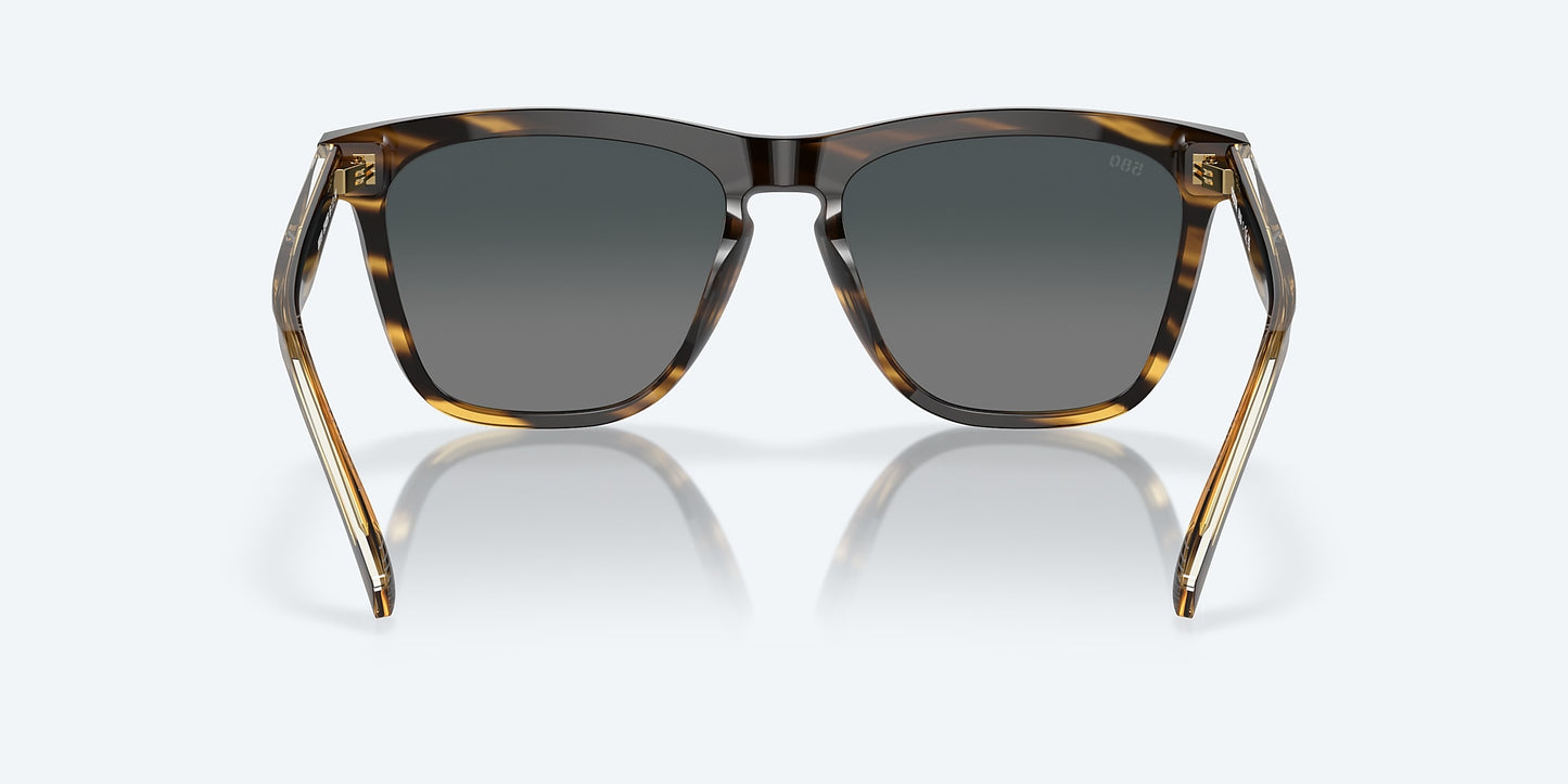 [Gray Gradient Polarized Glass Lenses, Tortoise Frame]