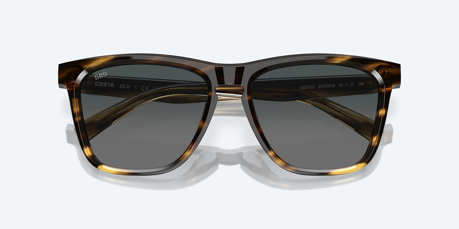 [Gray Gradient Polarized Glass Lenses, Tortoise Frame]