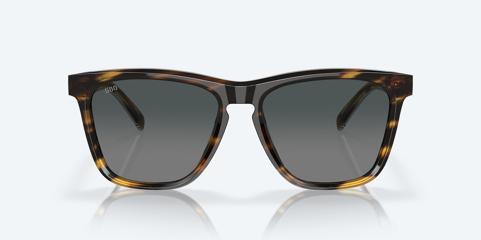 [Gray Gradient Polarized Glass Lenses, Tortoise Frame]