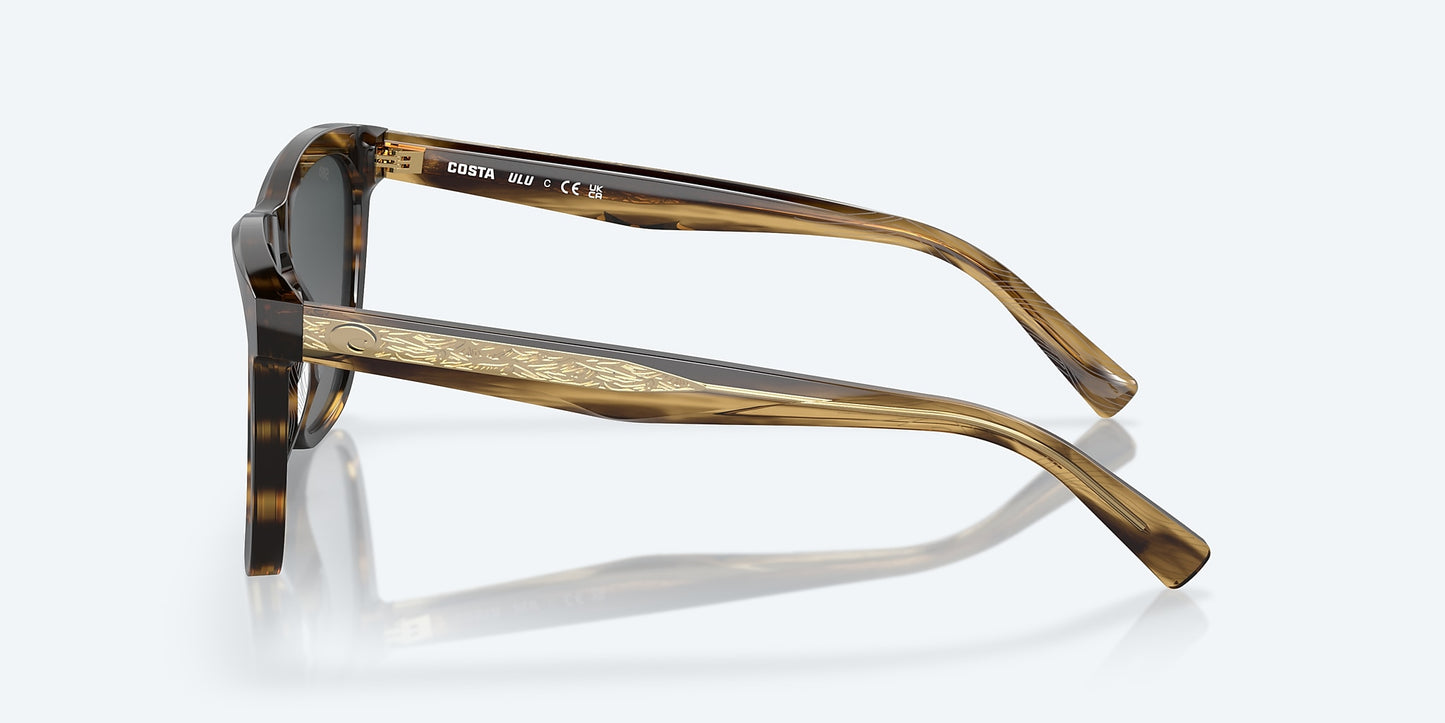[Gray Gradient Polarized Glass Lenses, Tortoise Frame]
