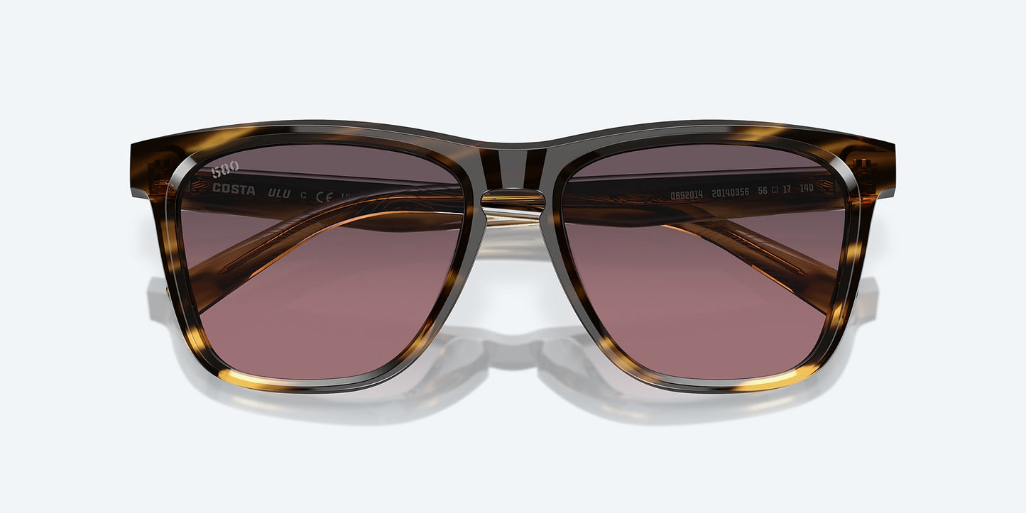 [Rose Gradient Polarized Glass Lenses, Tortoise Frame]