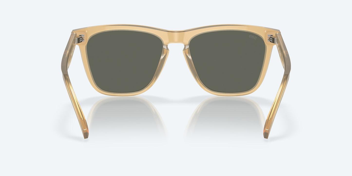[Gray Polarized Glass Lenses, Sun Coral Frame]