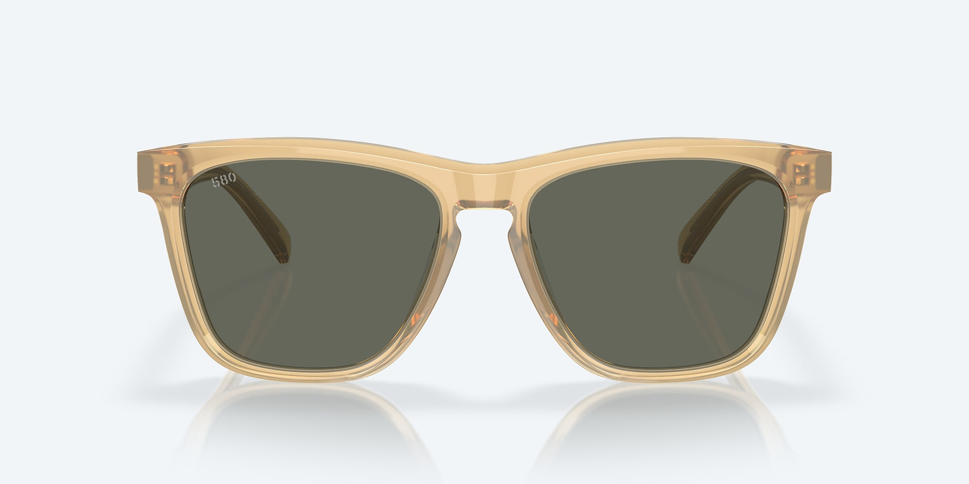 [Gray Polarized Glass Lenses, Sun Coral Frame]