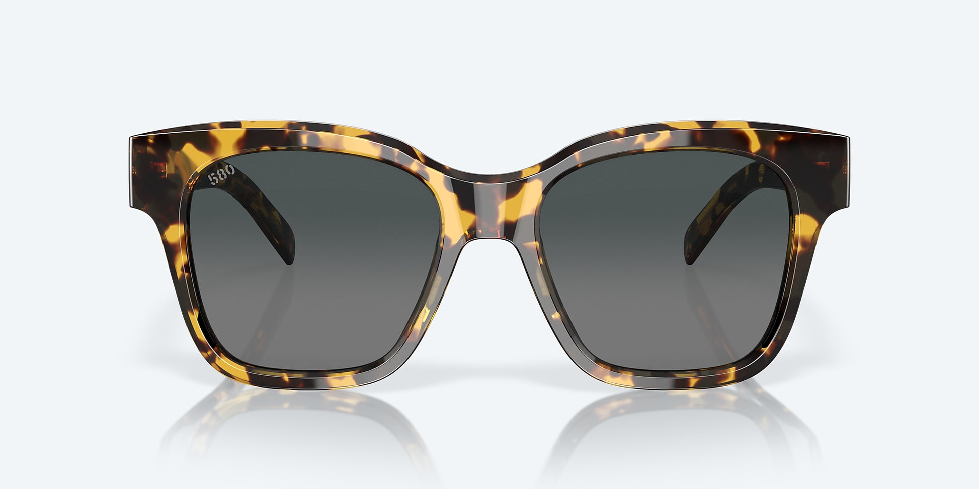 [Gray Gradient Polarized Glass Lenses, Tortoise Frame]