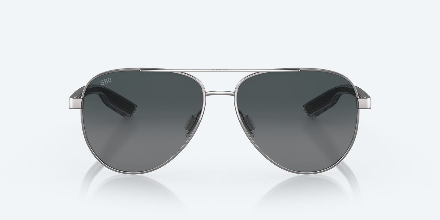 [Gray Gradient Polarized Glass Lenses, Gunmetal Frame]