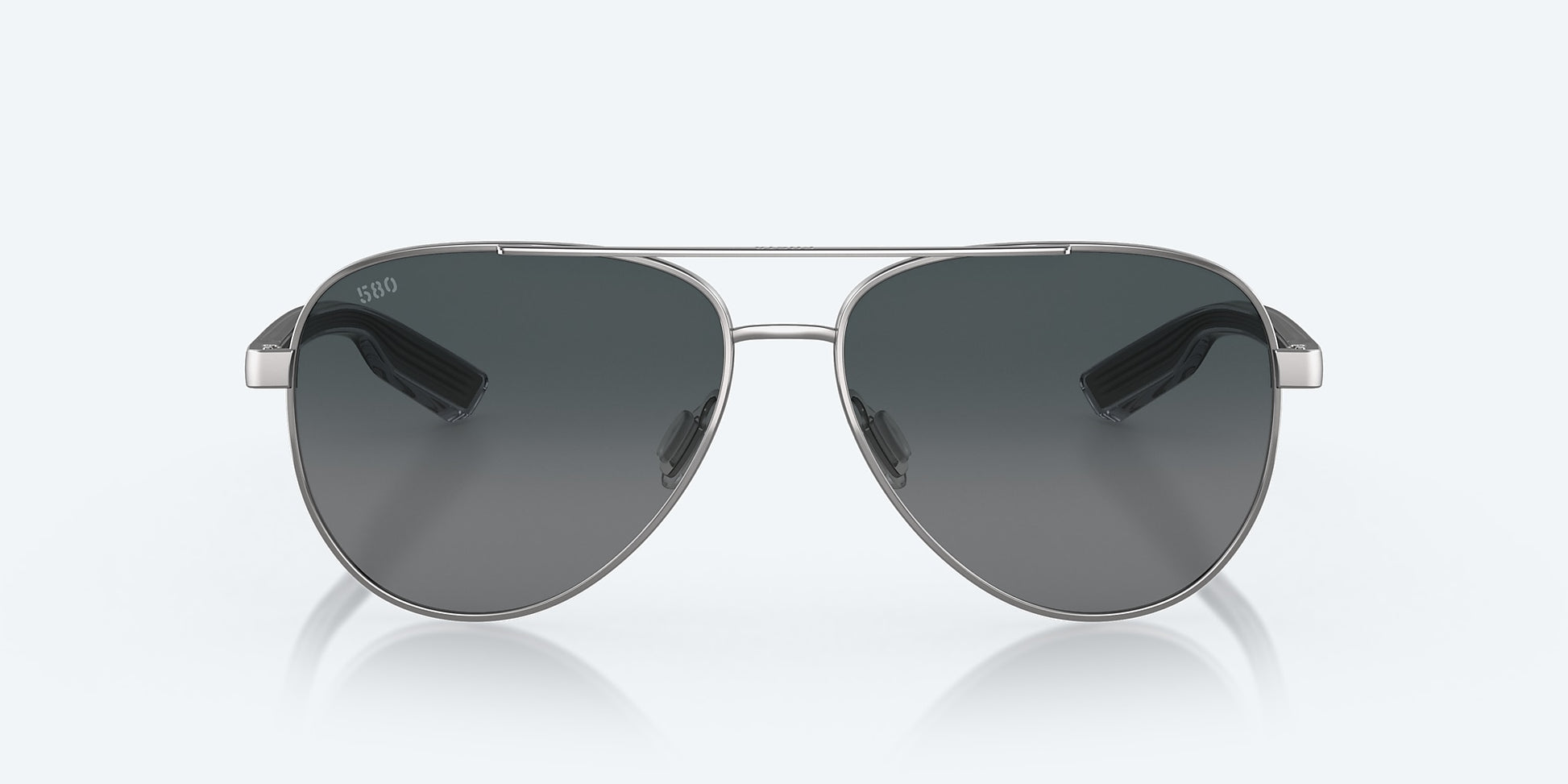 [Gray Gradient Polarized Glass Lenses, Gunmetal Frame]
