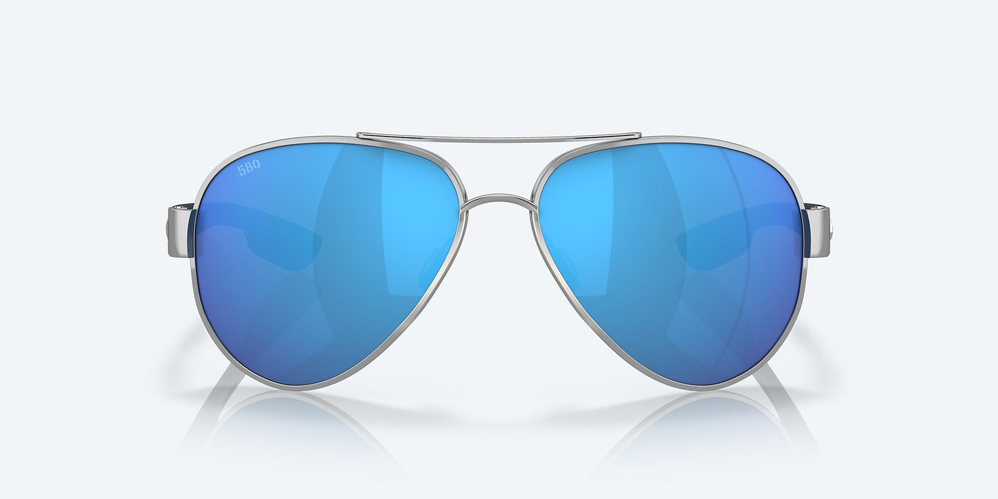 [Blue Mirror Polarized Glass Lenses, Palladium Frame]