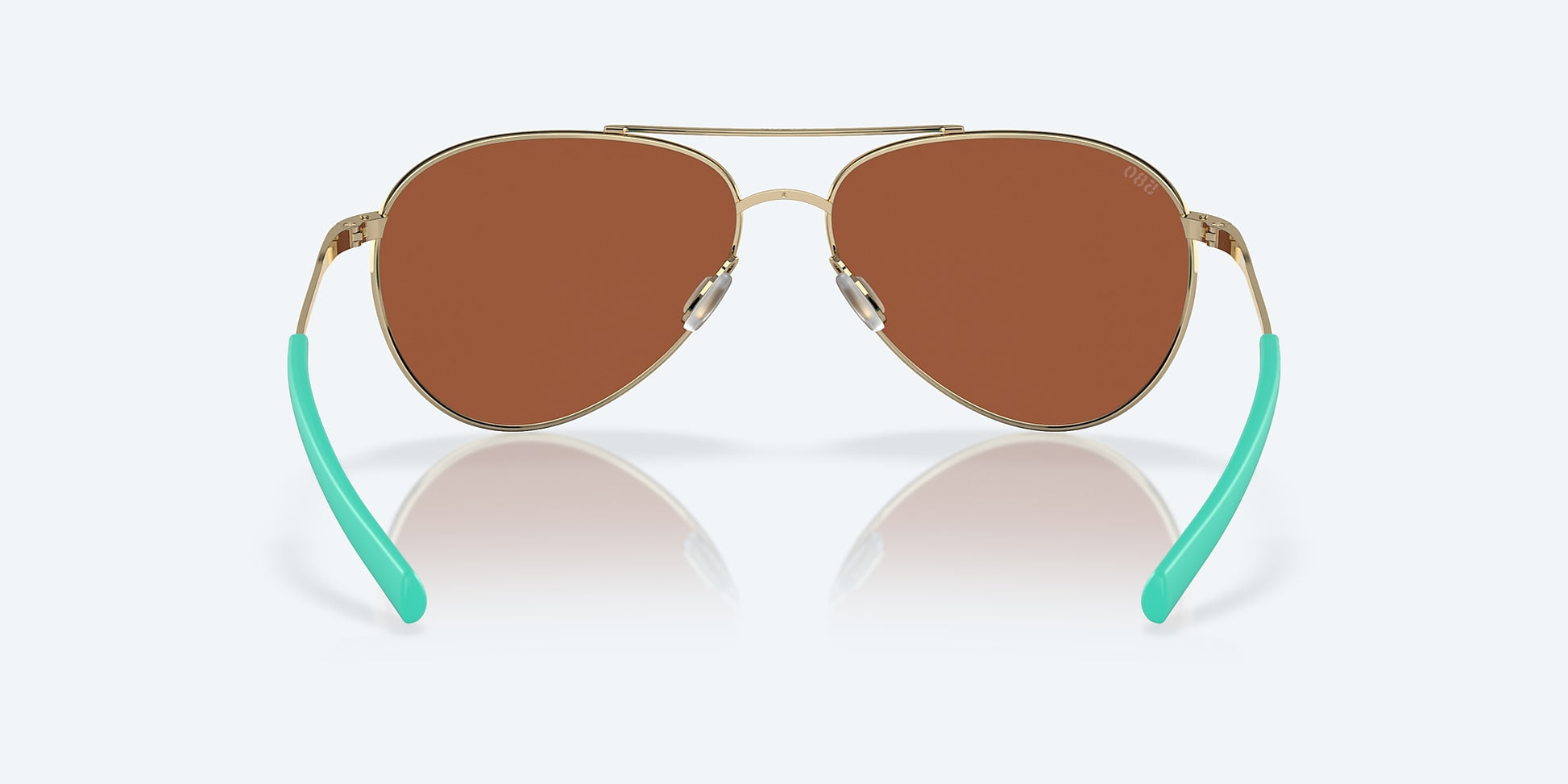 [Green Mirror Polarized Glass Lenses, Shiny Gold Frame]