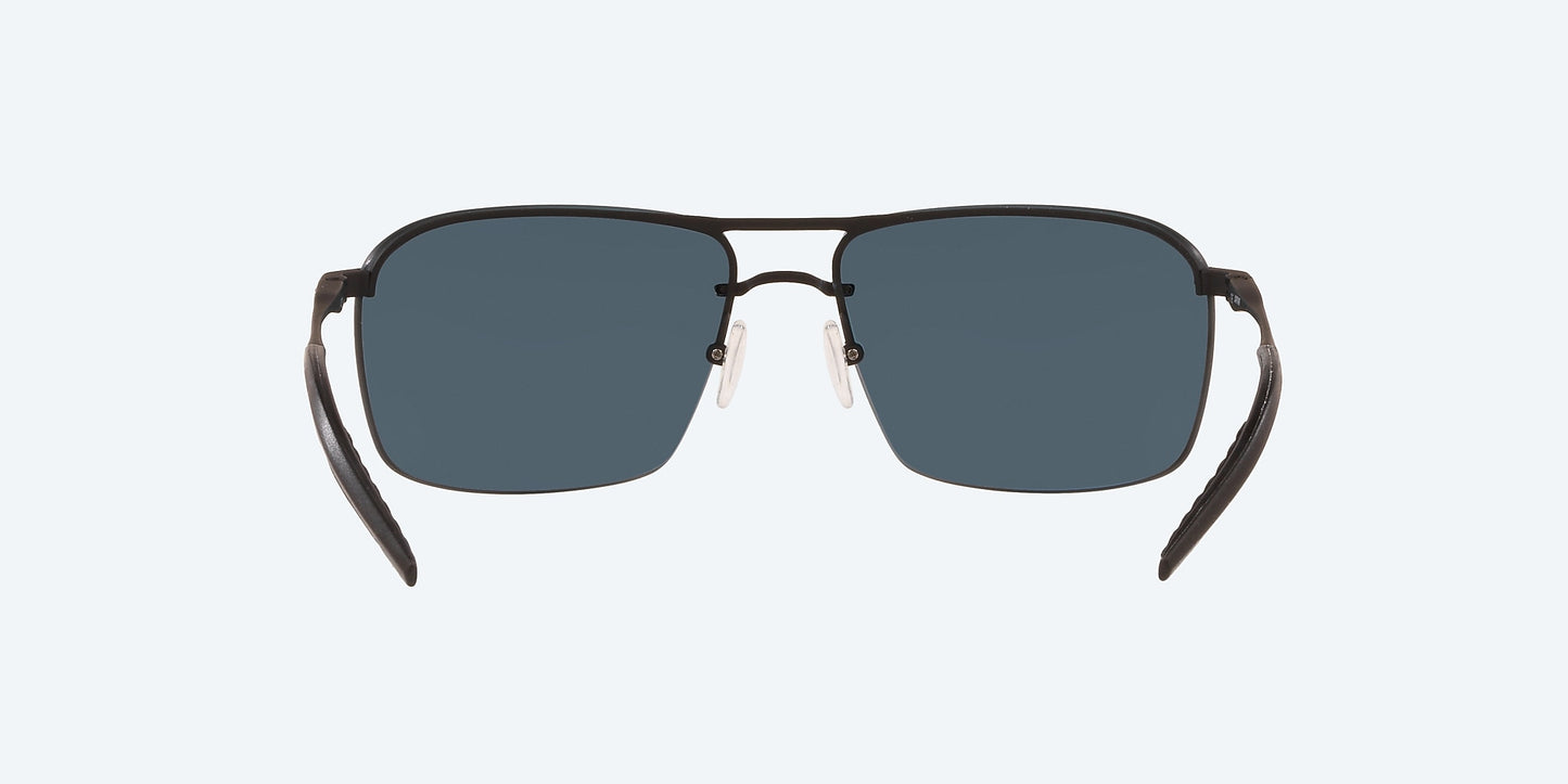 [Gray Polarized Polycarbonate Lenses, Matte Black Frame]