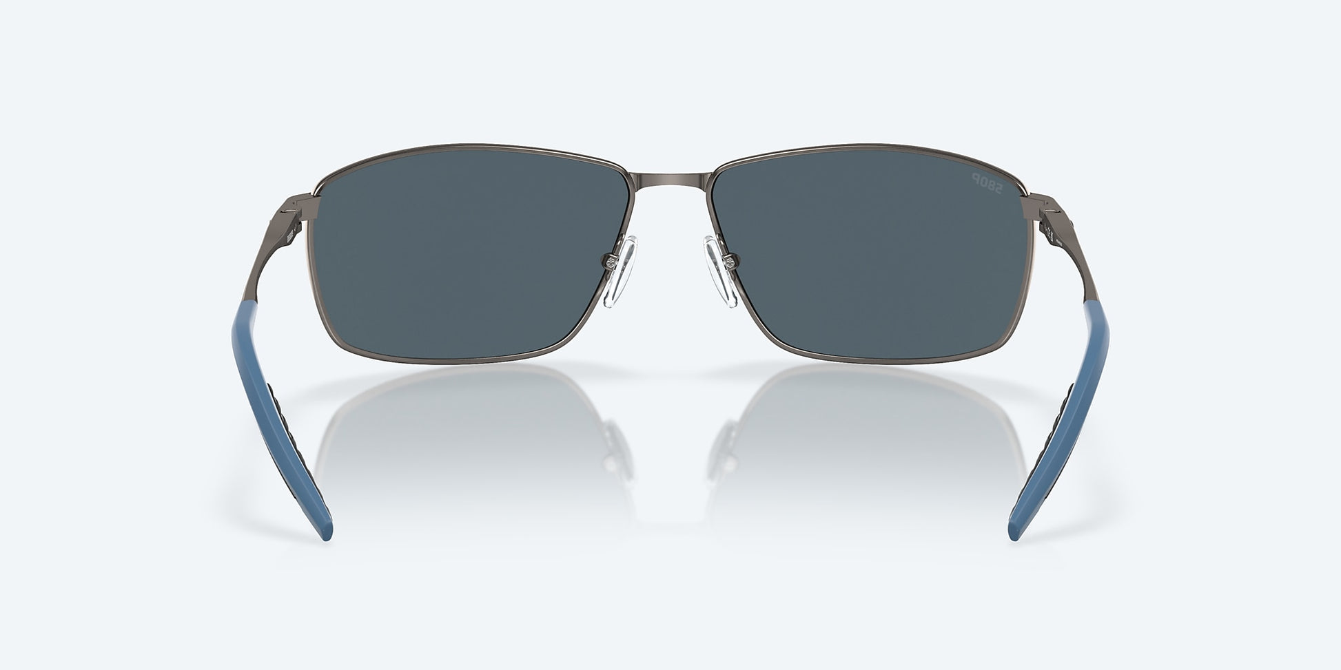 [Gray Silver Mirror Polarized Polycarbonate Lenses, Matte Dark Gunmetal Frame]