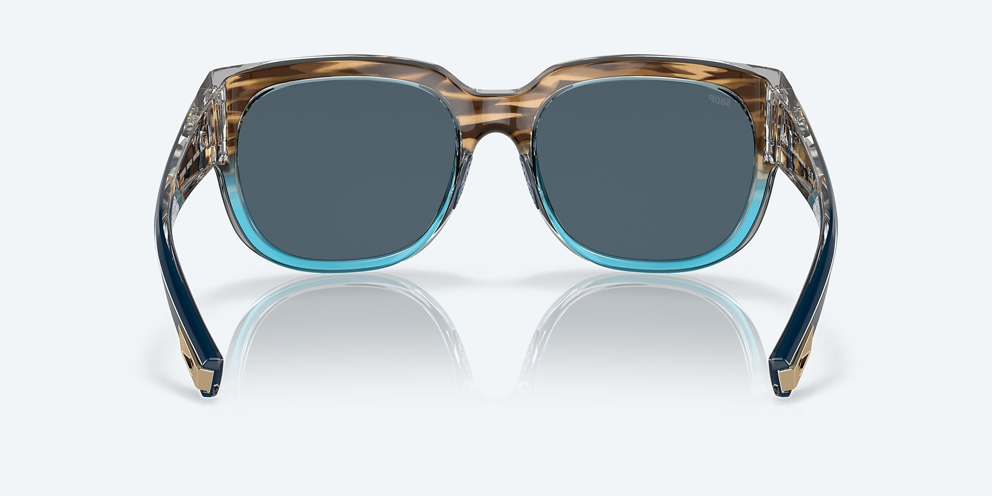 [Gray Polarized Polycarbonate Lenses, Shiny Wahoo Frame]