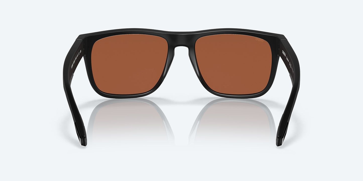 [Green Mirror Polarized Glass Lenses, Blackout Frame]