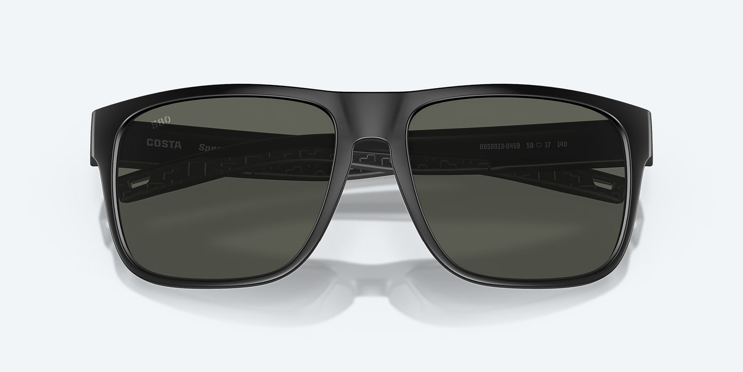[Gray Polarized Glass Lenses, Matte Black Frame]