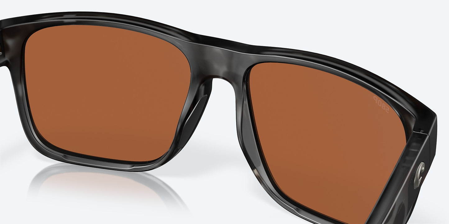 [Green Mirror Polarized Polycarbonate Lenses, Tiger Shark Frame]