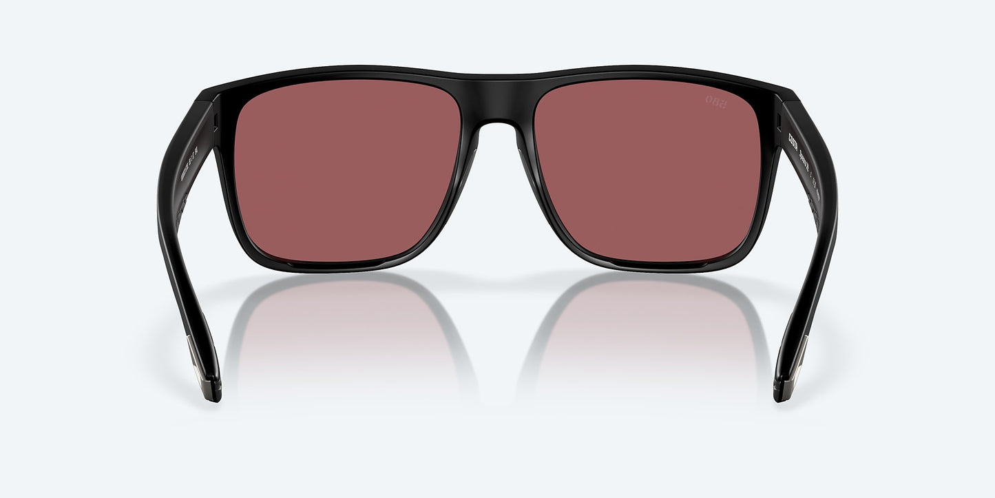 [Gold Mirror Polarized Glass Lenses, Matte Black Frame]