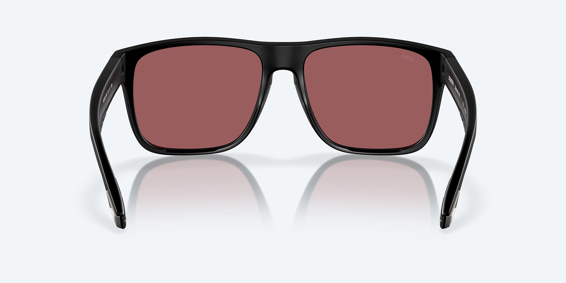 [Gold Mirror Polarized Glass Lenses, Matte Black Frame]