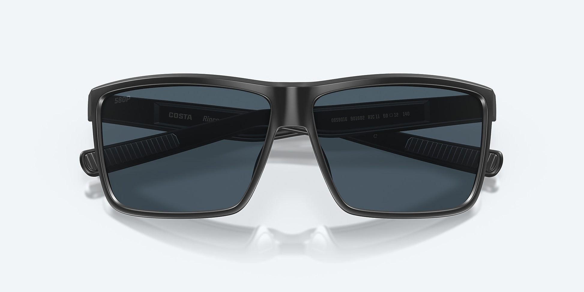 [Gray Polarized Polycarbonate Lenses, Matte Black Frame]