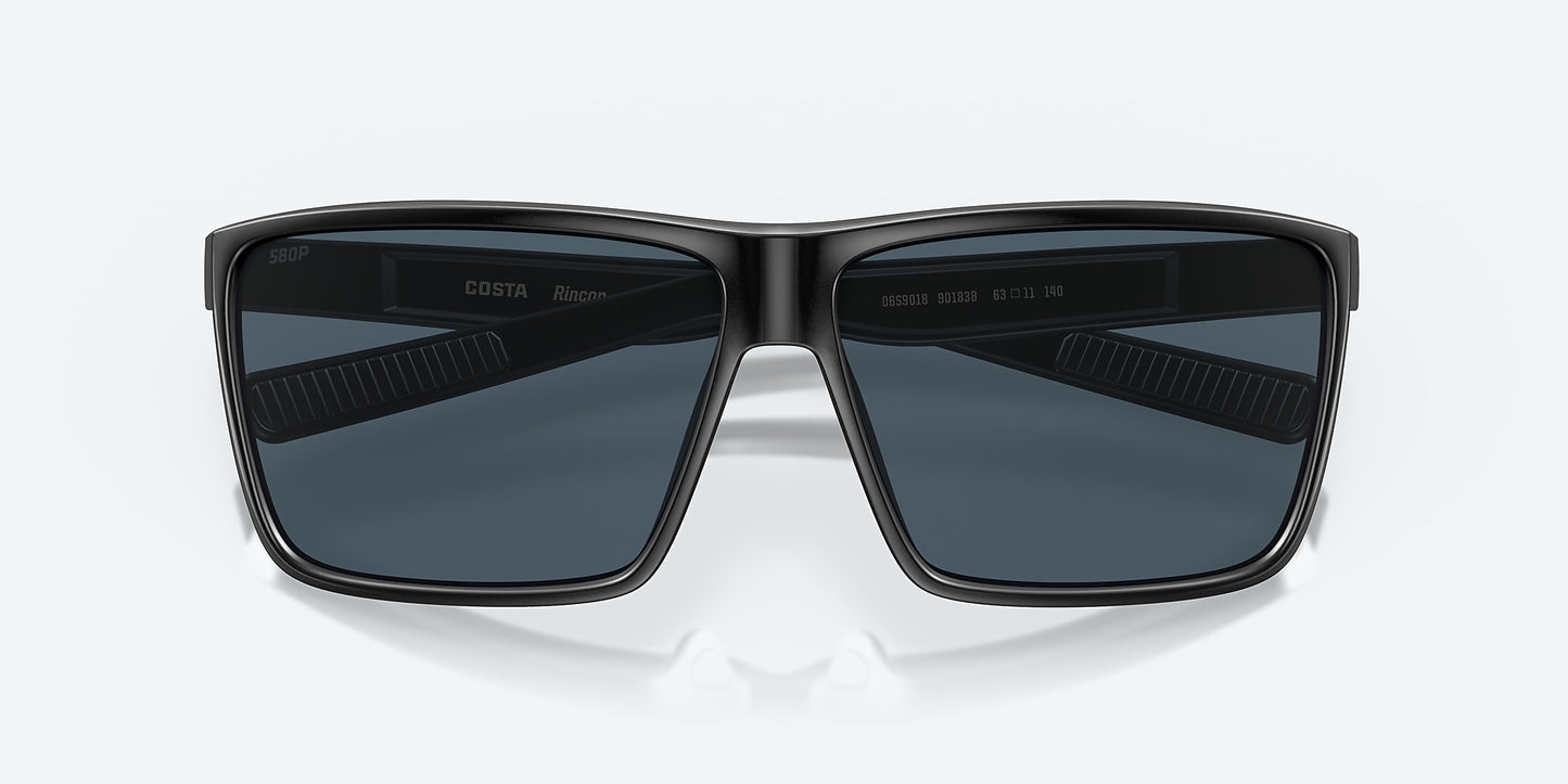 [Gray Polarized Polycarbonate Lenses, Matte Black Frame]