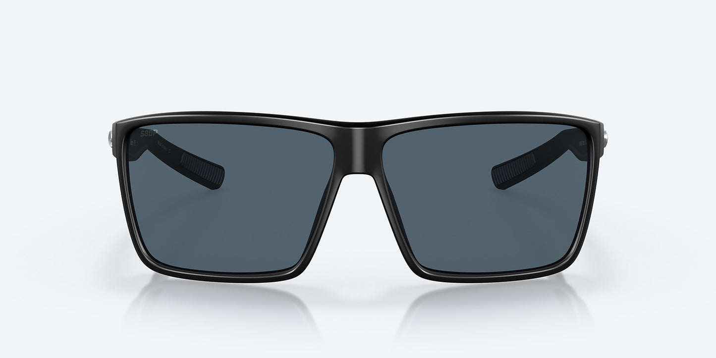 [Gray Polarized Polycarbonate Lenses, Matte Black Frame]