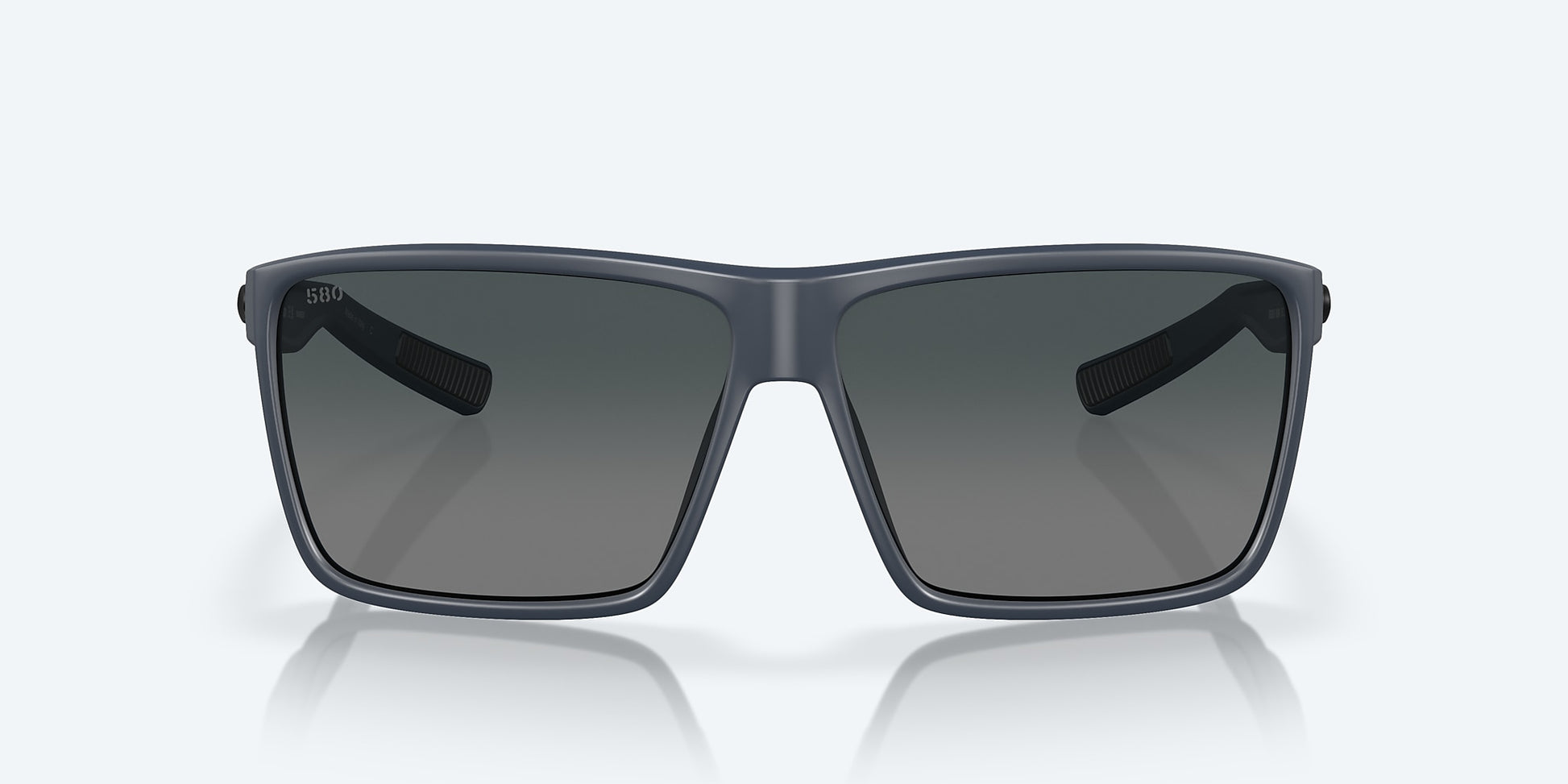 [Gray Gradient Polarized Glass Lenses, Midnight Blue Frame]