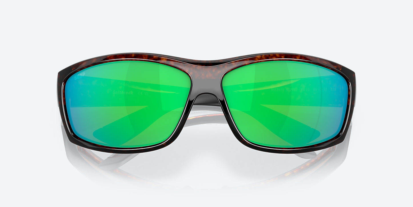 [Green Mirror Polarized Polycarbonate Lenses, Tortoise Frame]
