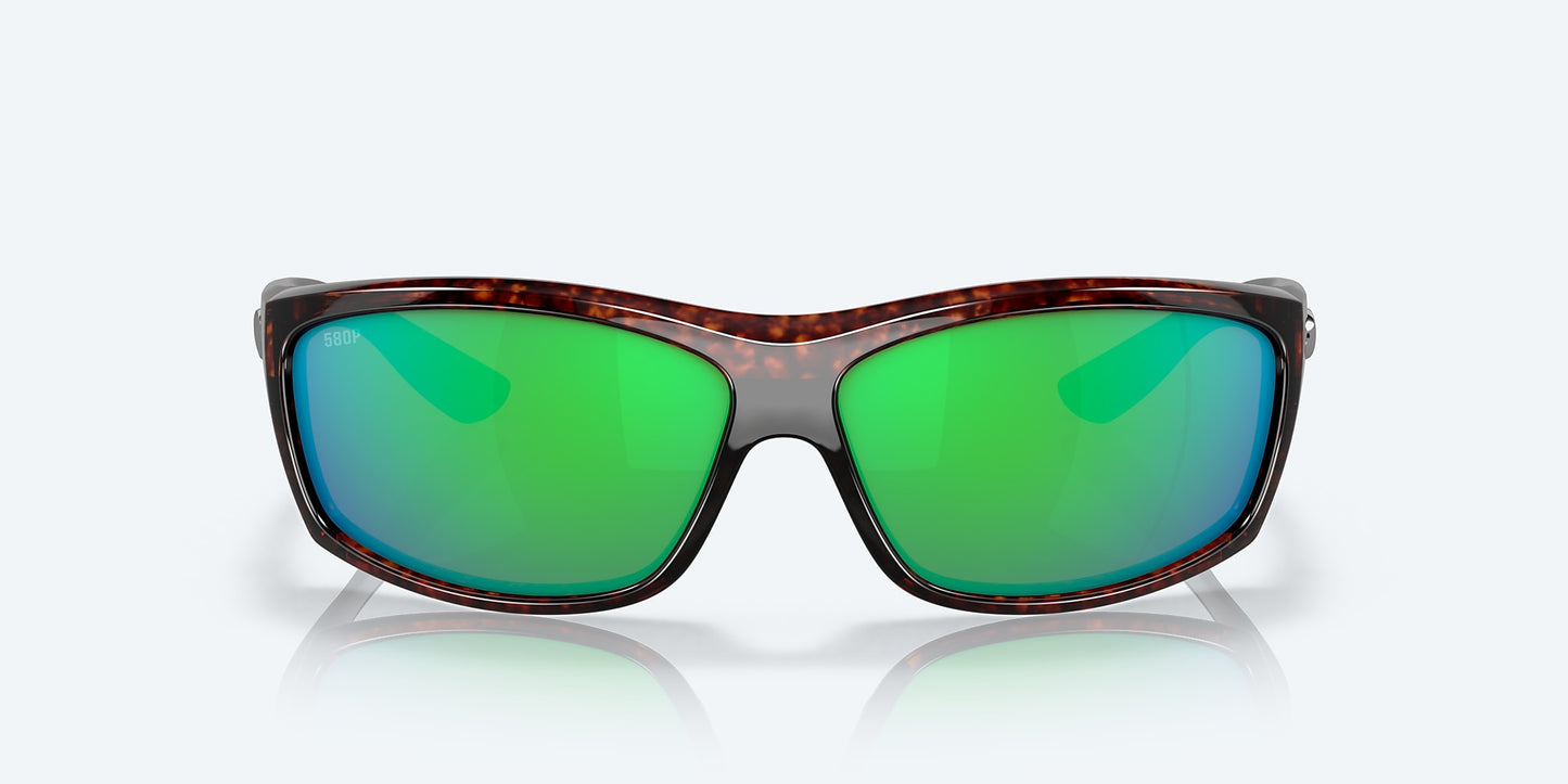 [Green Mirror Polarized Polycarbonate Lenses, Tortoise Frame]