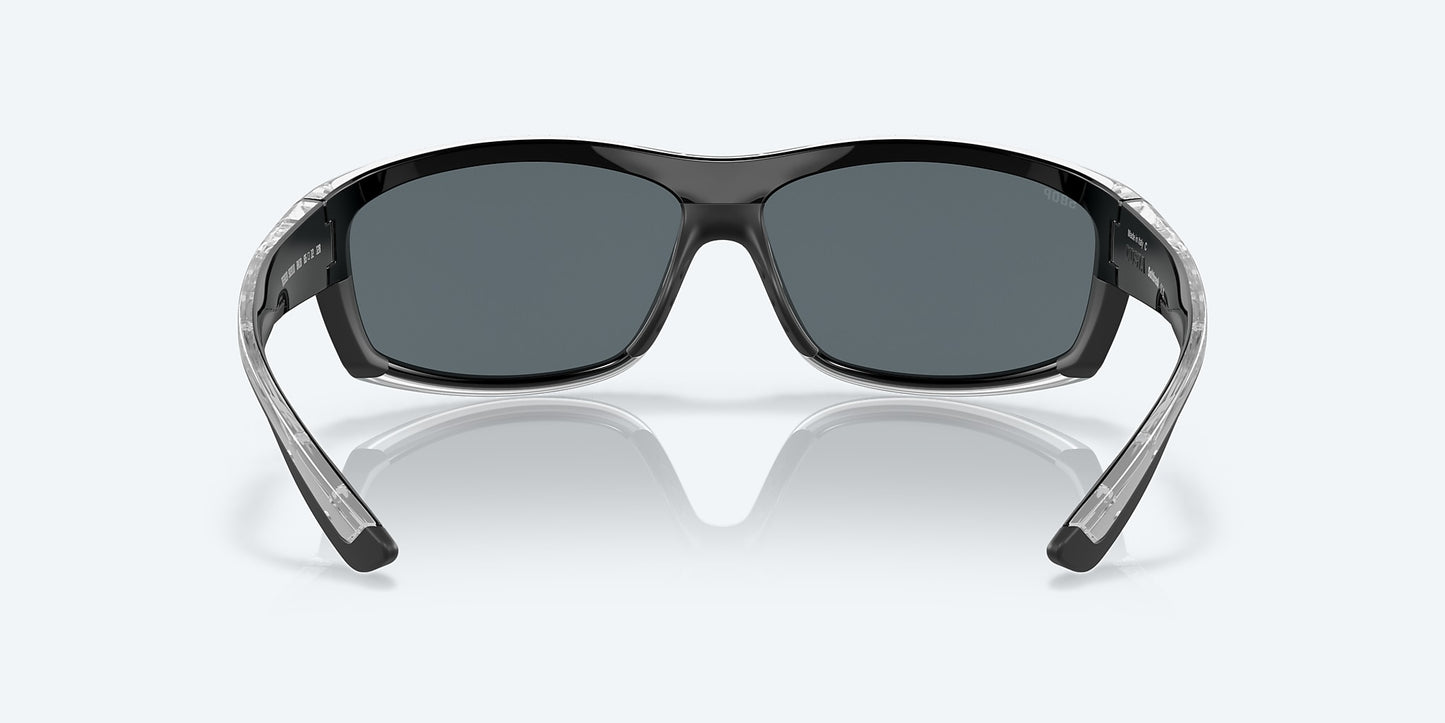 [Blue Mirror Polarized Polycarbonate Lenses, Silver Frame]