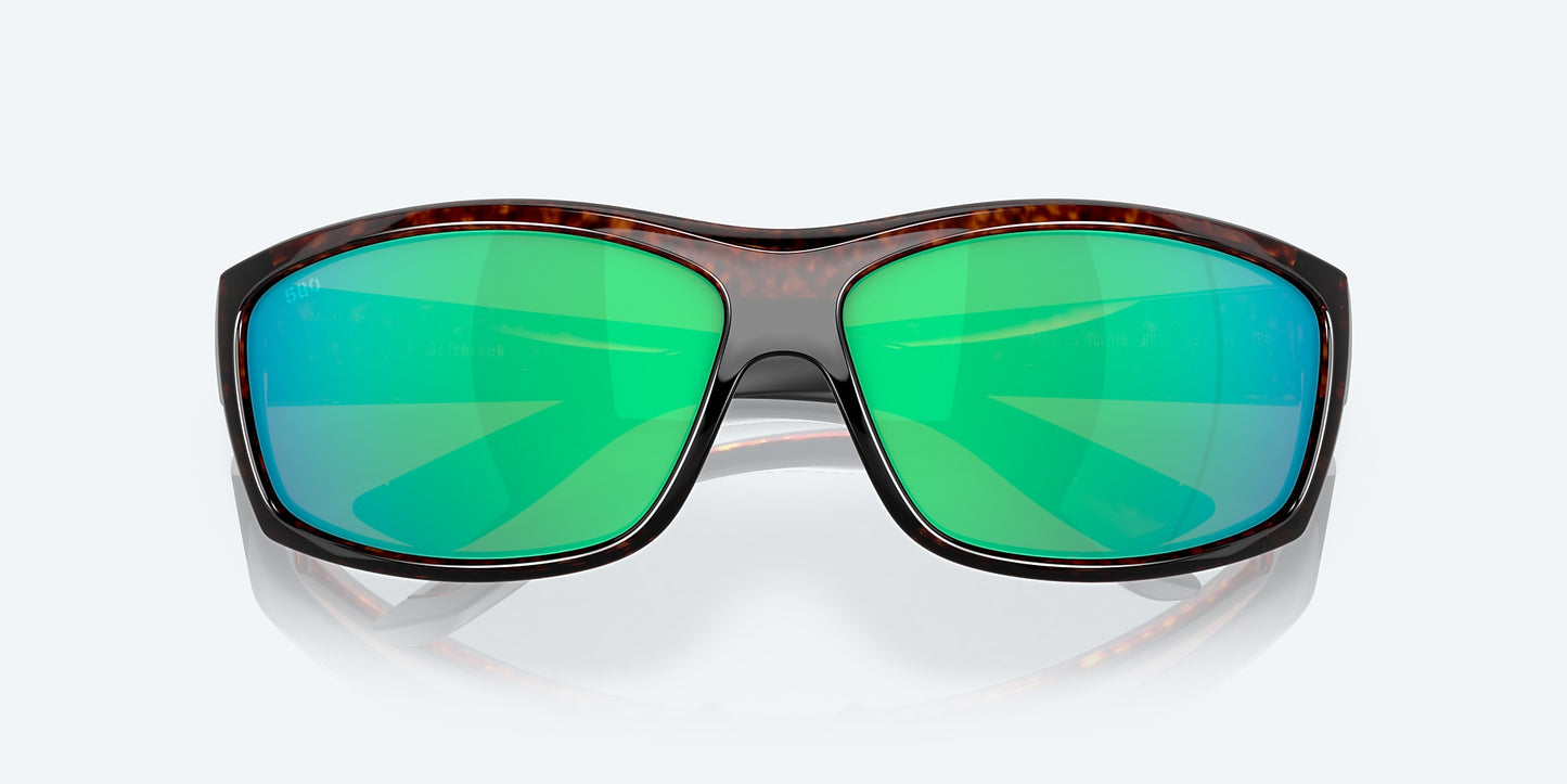 [Green Mirror Polarized Glass Lenses, Tortoise Frame]