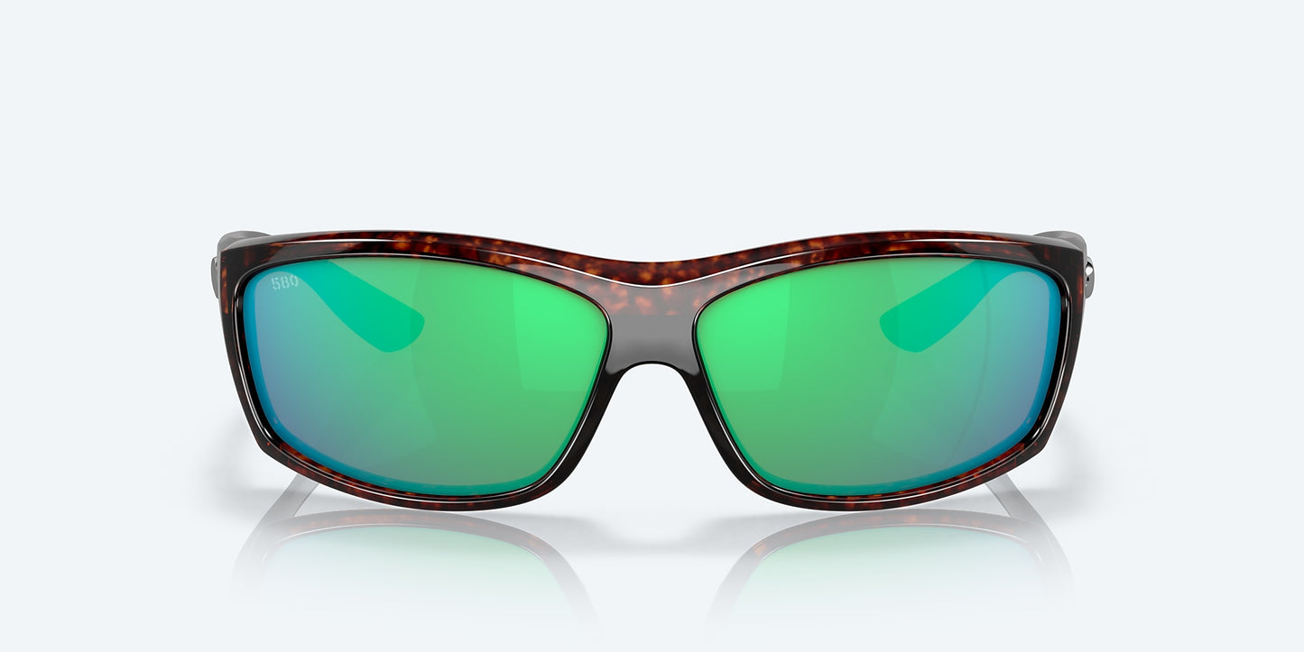 [Green Mirror Polarized Glass Lenses, Tortoise Frame]