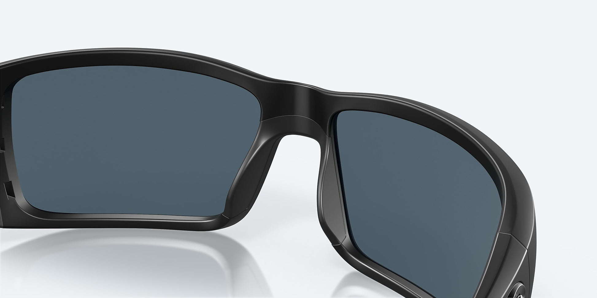 [Gray Polarized Polycarbonate Lenses, Blackout Frame]