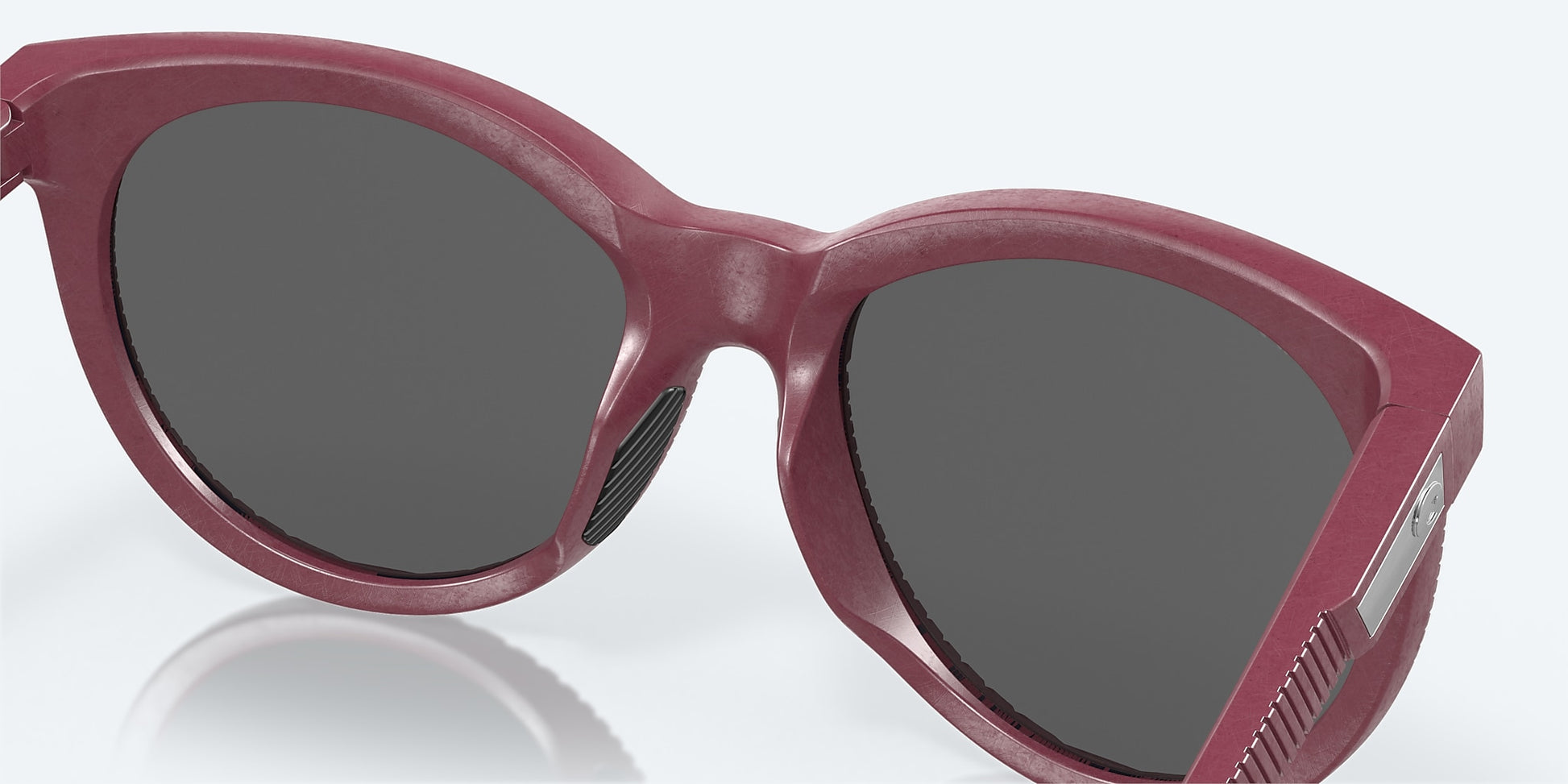 [Gray Polarized Glass Lenses, Net Plum Frame]