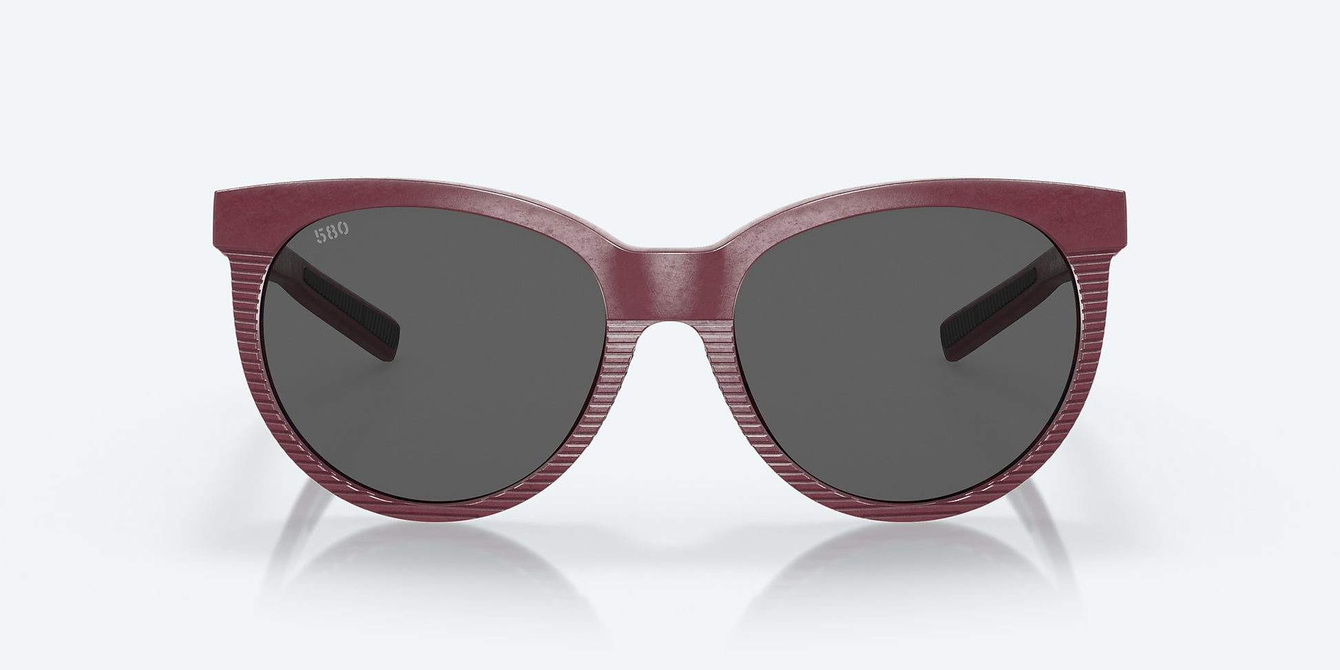 [Gray Polarized Glass Lenses, Net Plum Frame]