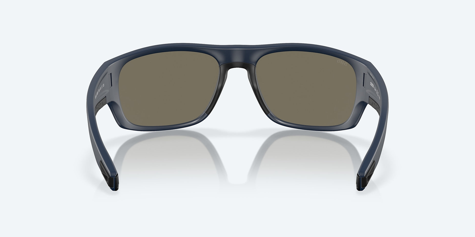 [Blue Mirror Polarized Glass Lenses, Midnight Blue Frame]