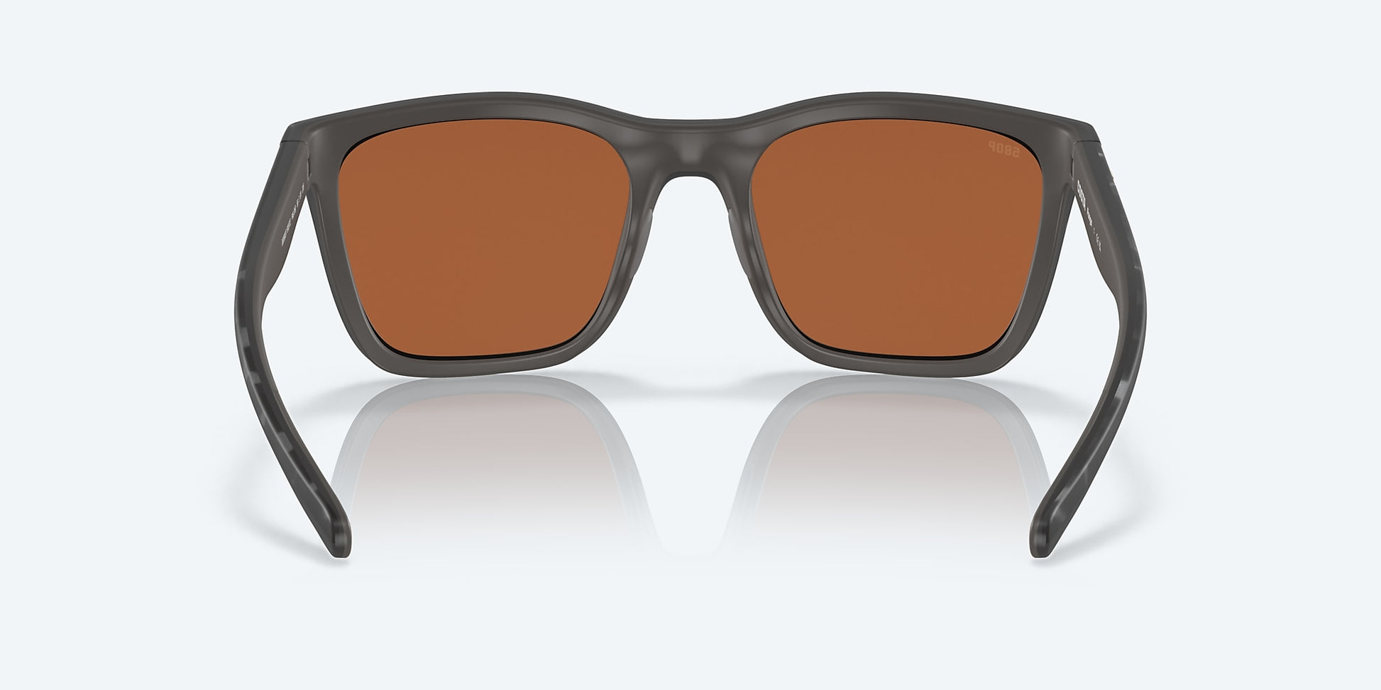 [Green Mirror Polarized Polycarbonate Lenses, Matte Gray Tortoise Frame]