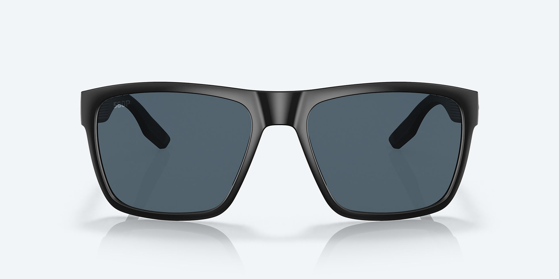 [Gray Polarized Polycarbonate Lenses, Matte Black Frame]