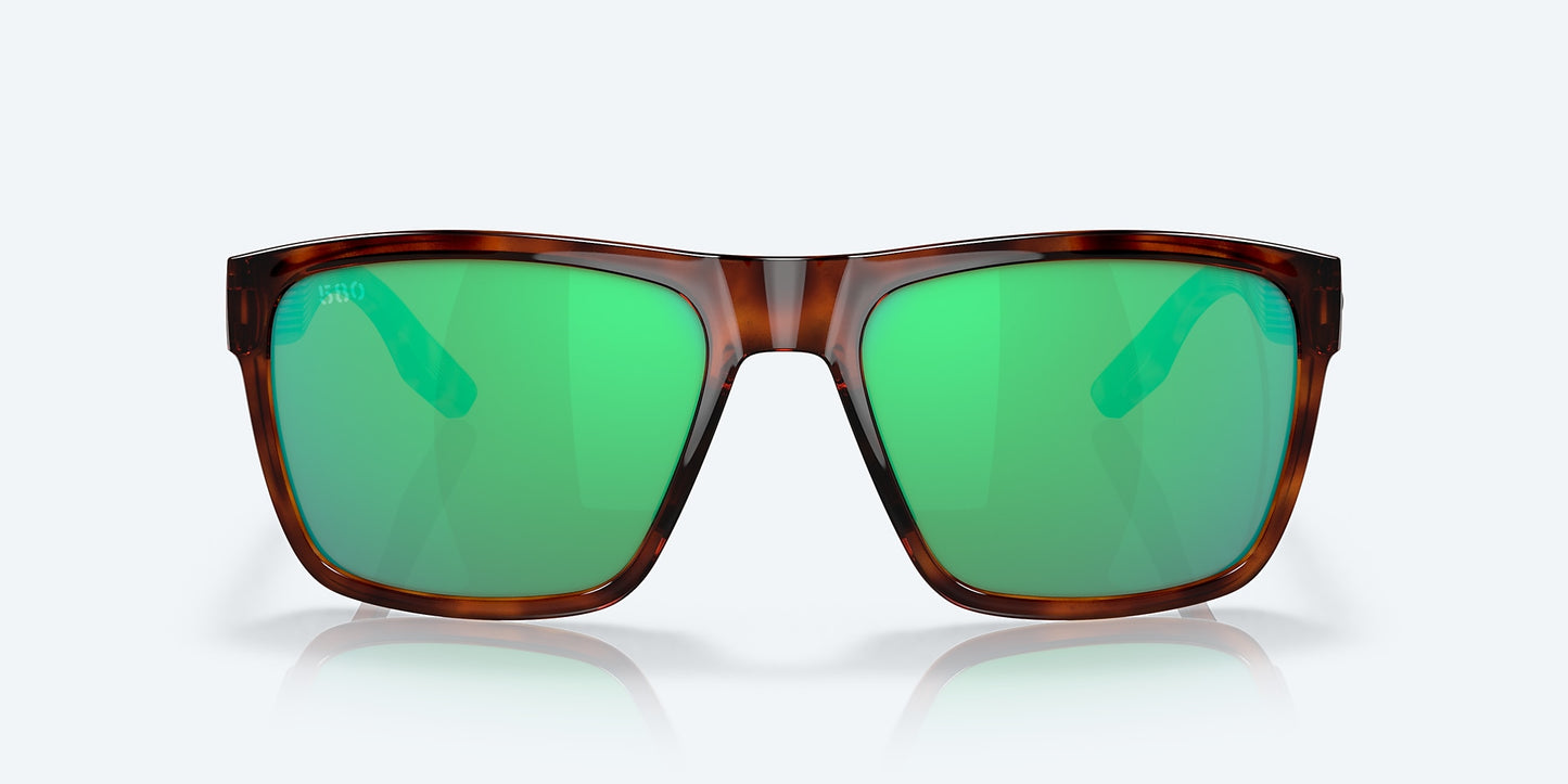 [Green Mirror Polarized Glass Lenses, Tortoise Frame]