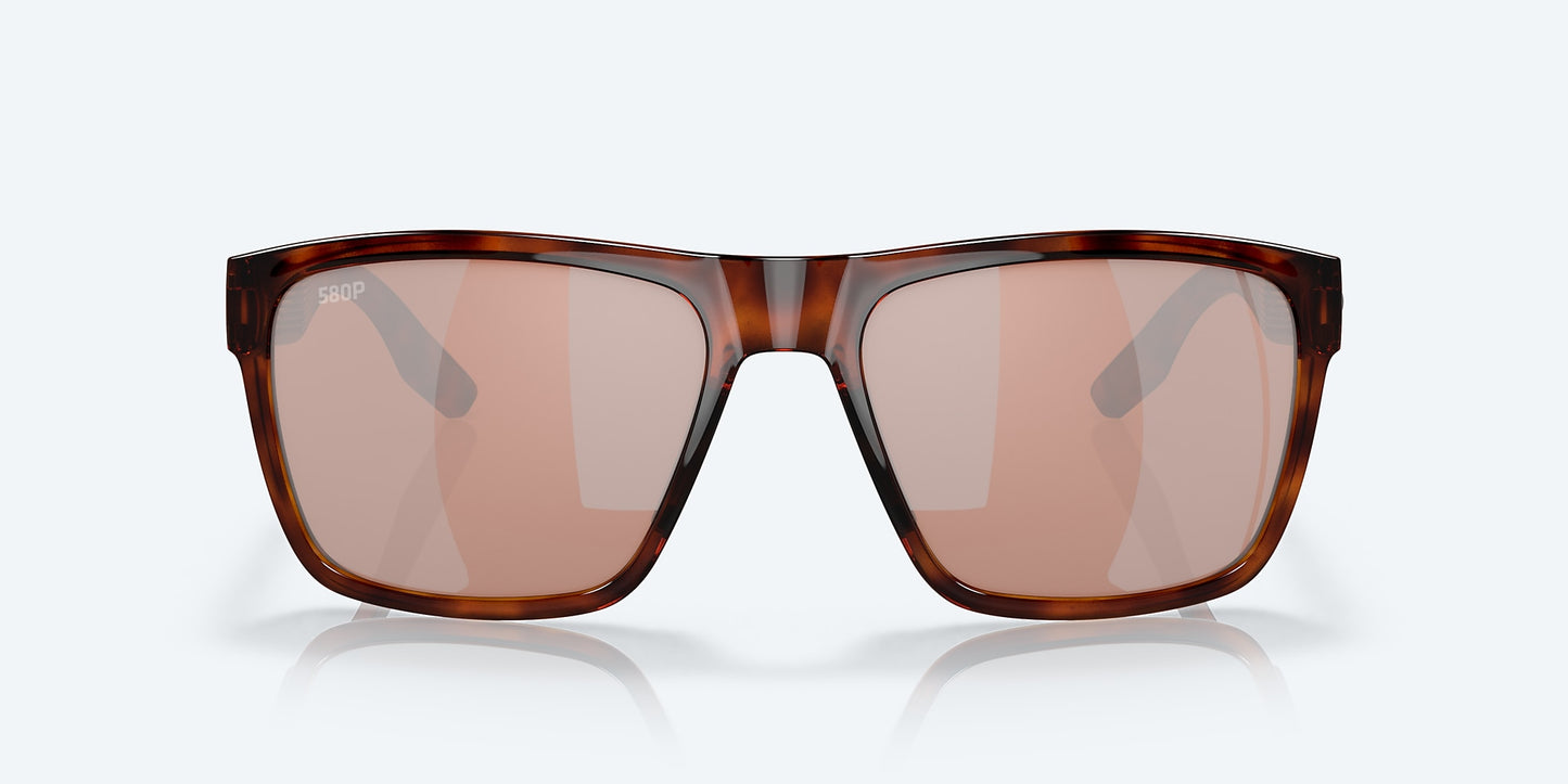 [Copper Silver Mirror Polarized Polycarbonate Lenses, Tortoise Frame]