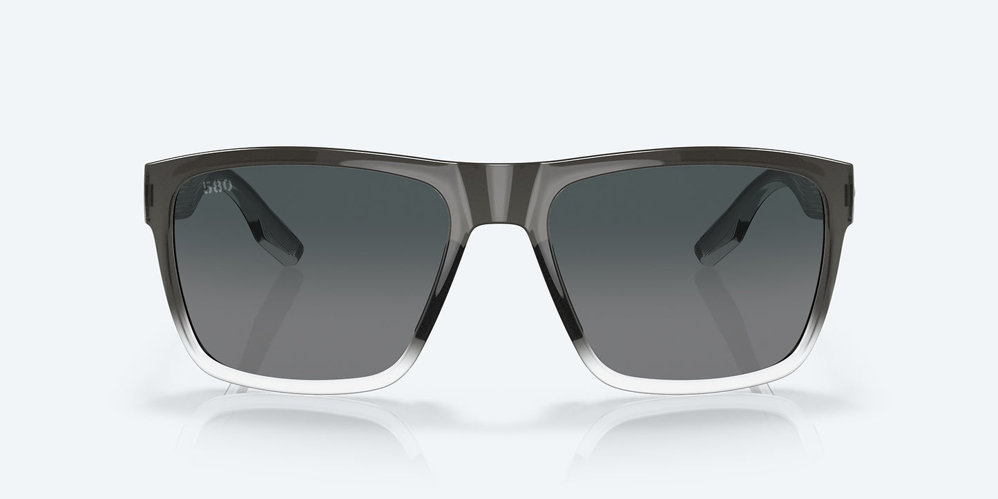 [Gray Gradient Polarized Glass Lenses, Fog Gray Frame]