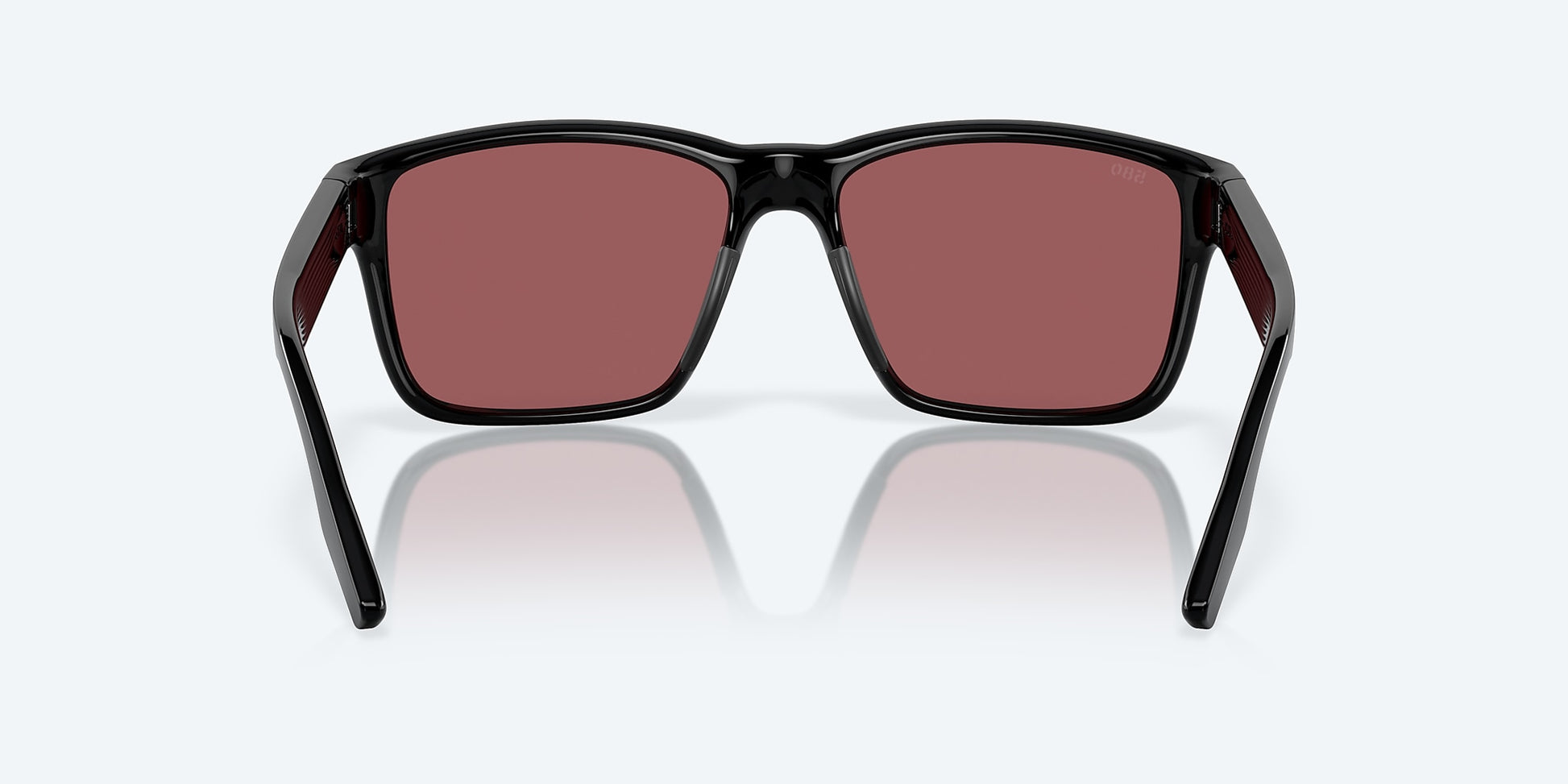 [Gold Mirror Polarized Glass Lenses, Black Frame]