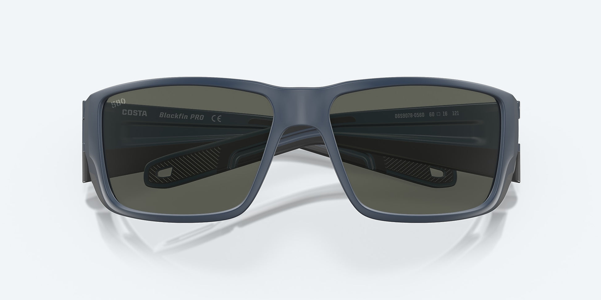 [Gray Polarized Glass Lenses, Midnight Blue Frame]