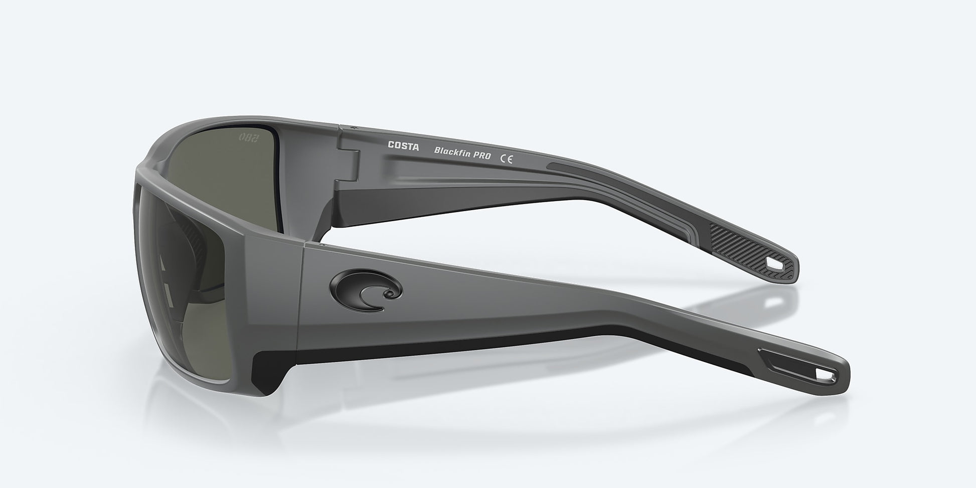 [Gray Polarized Glass Lenses, Matte Gray Frame]