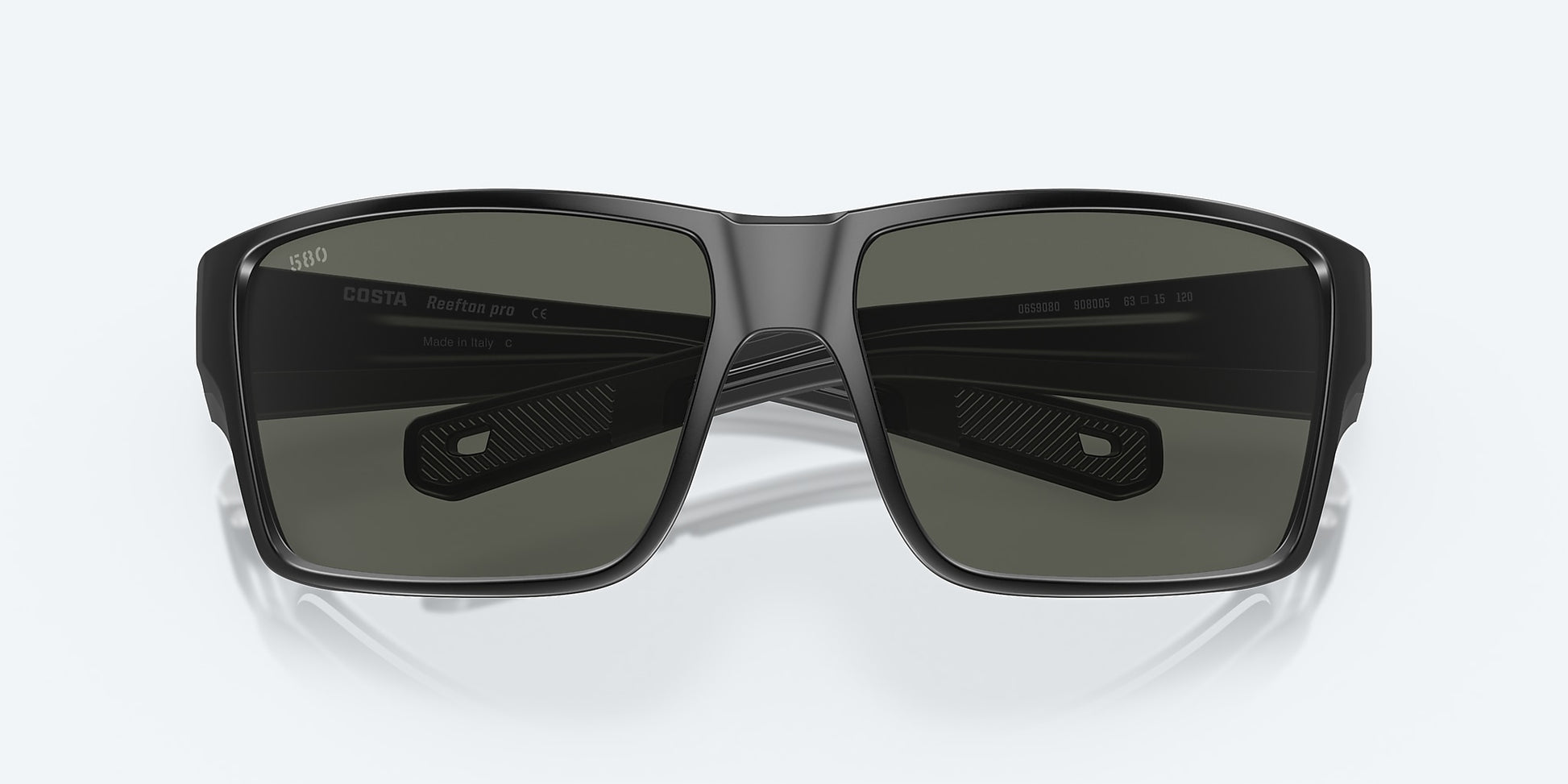 [Gray Polarized Glass Lenses, Matte Black Frame]