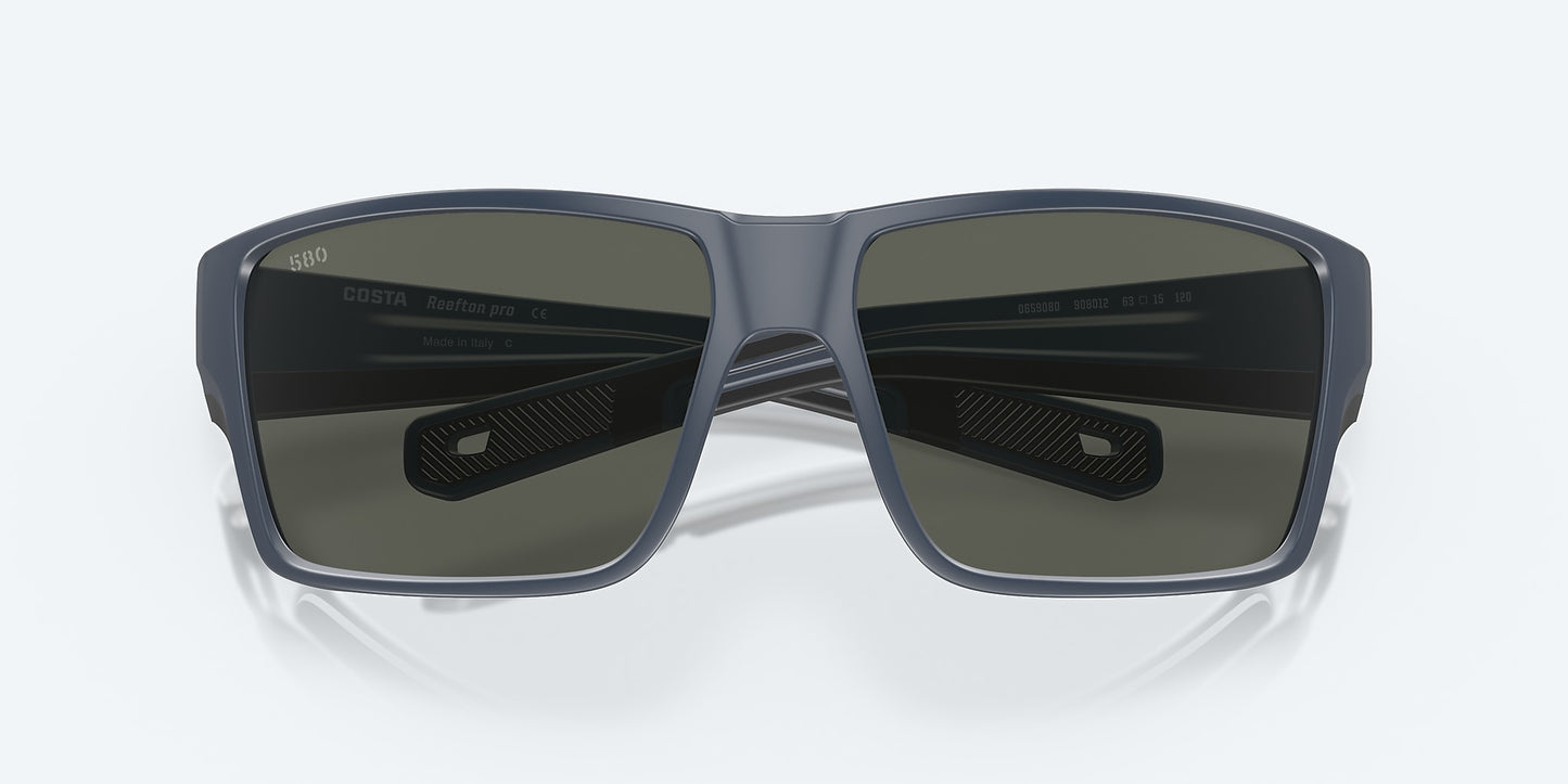 [Gray Polarized Glass Lenses, Matte Midnight Blue Frame]