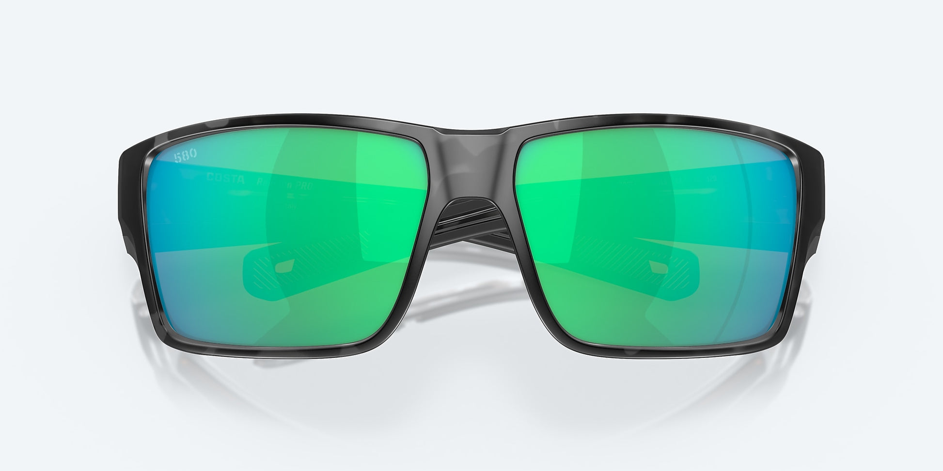 [Green Mirror Polarized Glass Lenses, Tiger Shark Frame]