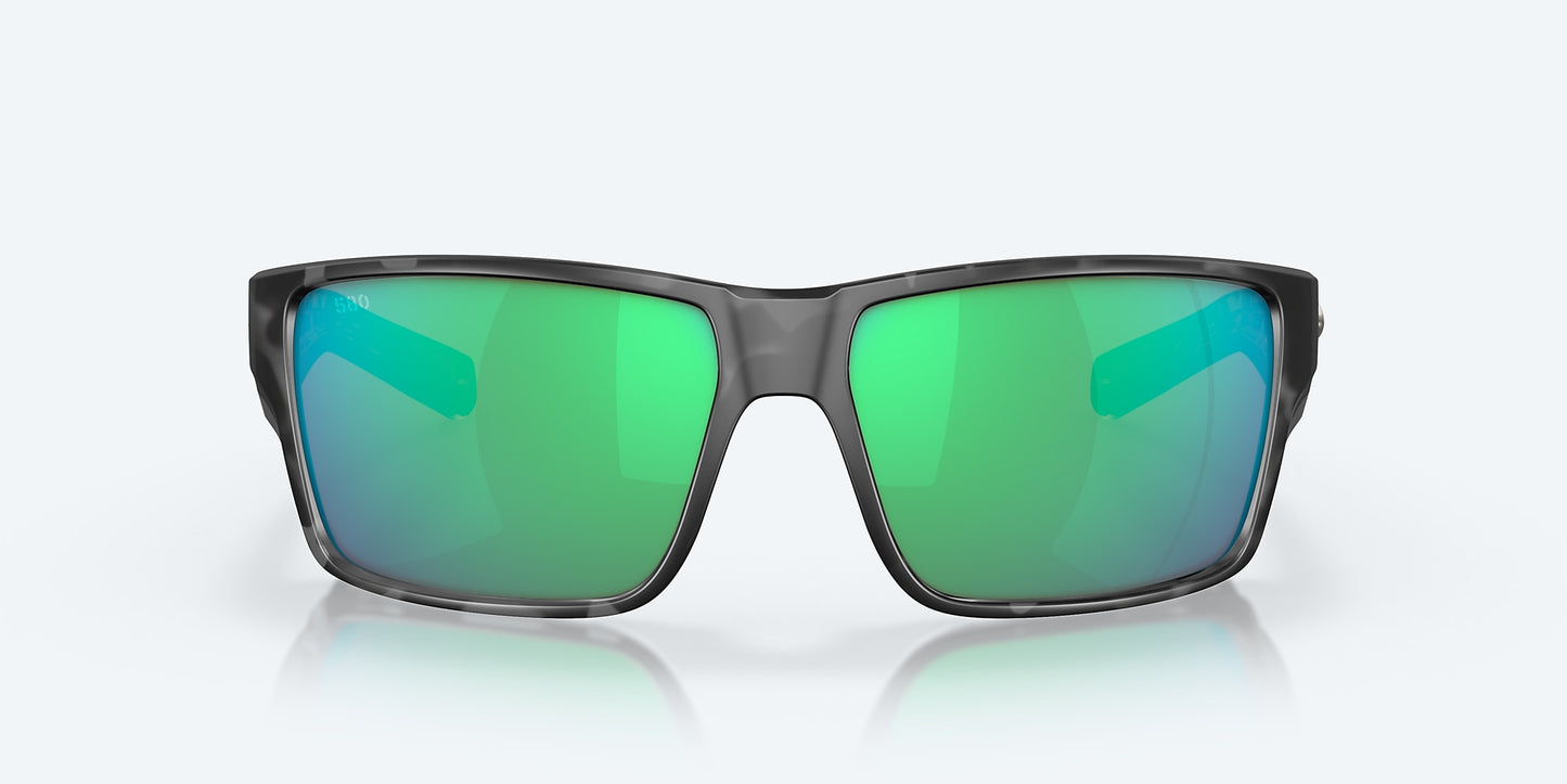 [Green Mirror Polarized Glass Lenses, Tiger Shark Frame]